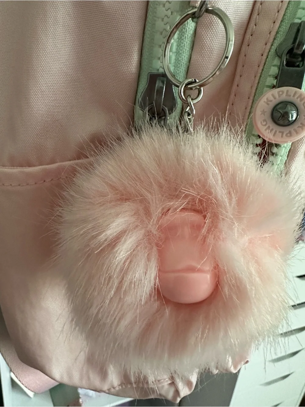 Kipling Seoul S Pastel Pink School Backpack
